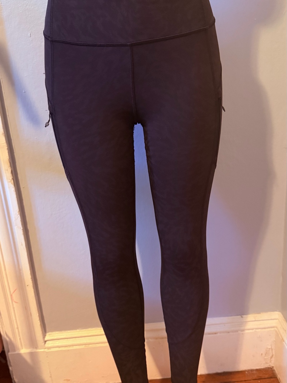 Spell Girls' Black High-Rise Active Leggings